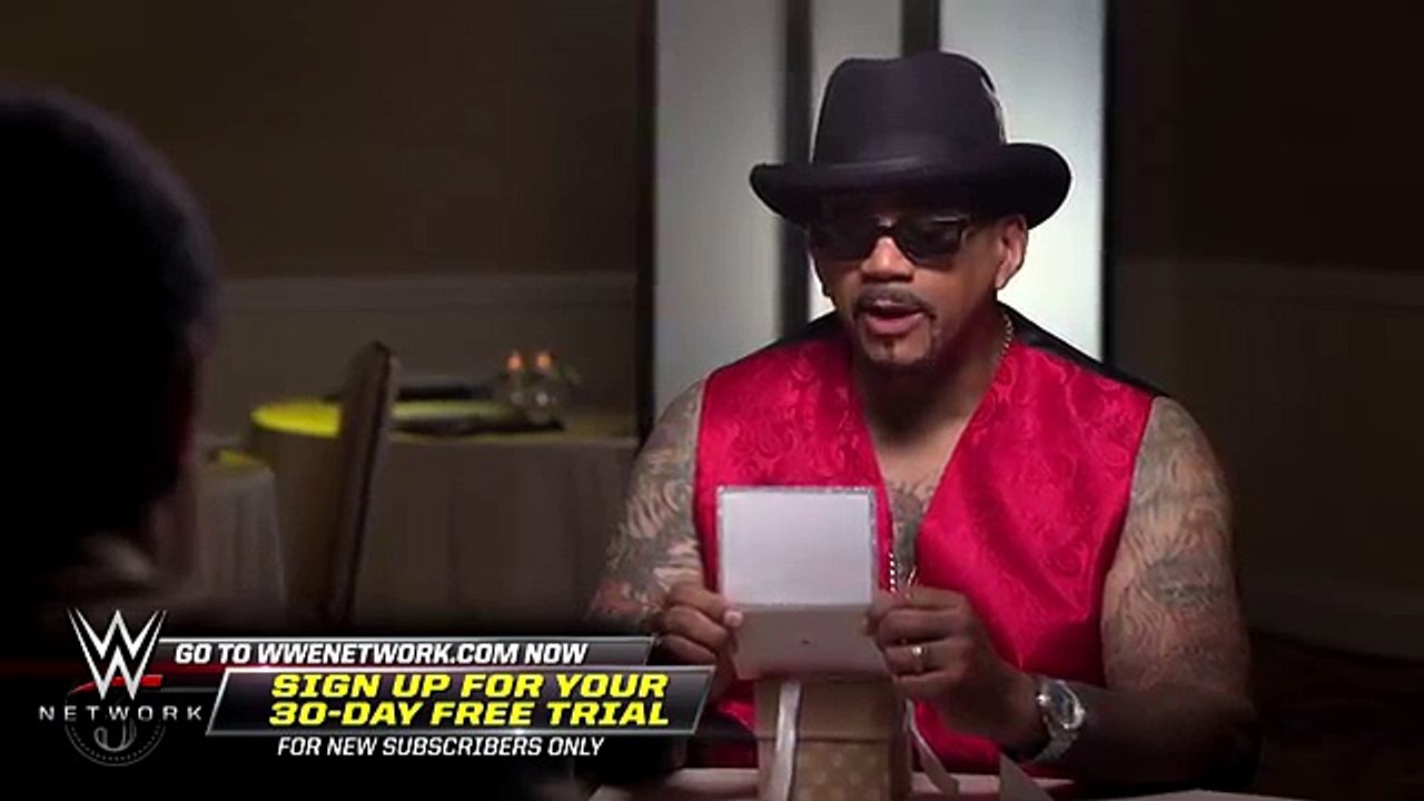 See which Nation of Domination member The Rock pranks on Table for 3 (WWE Network Exclusive)