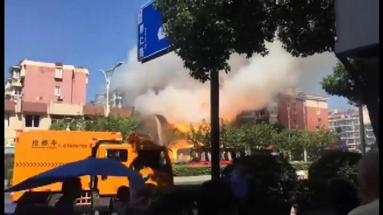 Китай: взрыв газа в ресторане