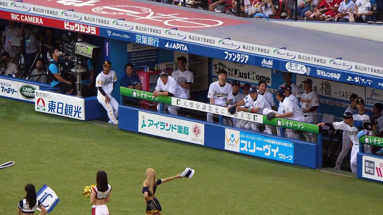 オールスター出場選手整列 パシフィックリーグ