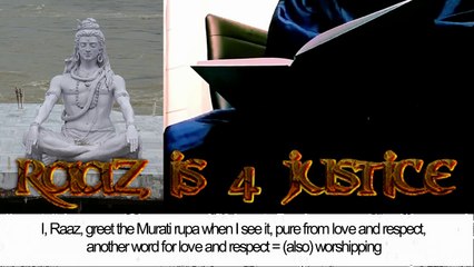 Raaz about praying in front of Murti Rupa