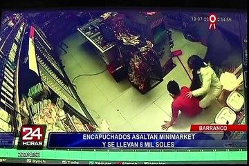 Barranco: asaltan minimarket y se llevan más de ocho mil soles