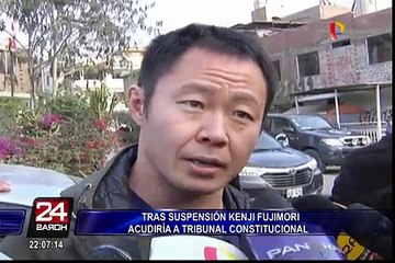 Kenji Fujimori acudirá a Tribunal Constitucional tras ser suspendido en Fuerza Popular