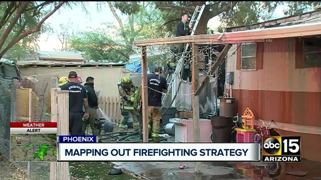 FD: 2 families out on street after fire at mobile home park