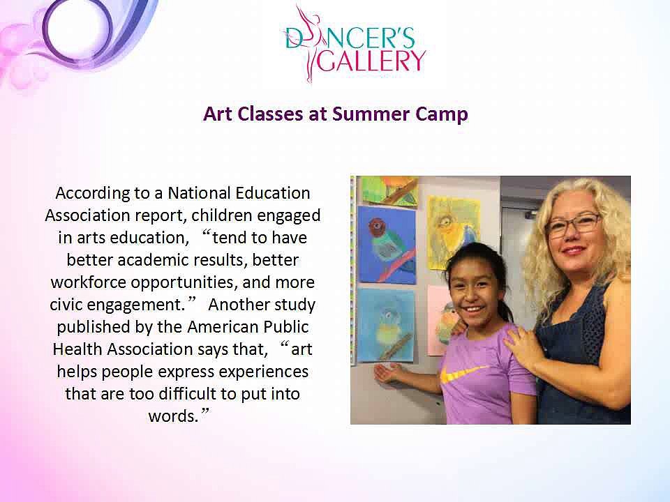 Art Classes at Summer Camp