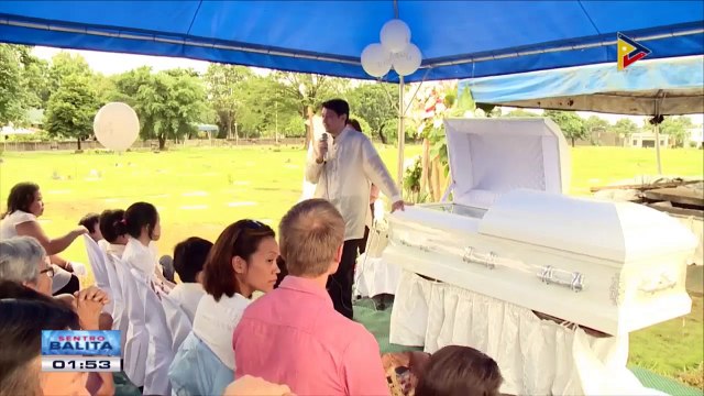 Dalamhati at pakikiramay, bumuhos sa libing ni dating PTV News Anchor Nikka Alejar