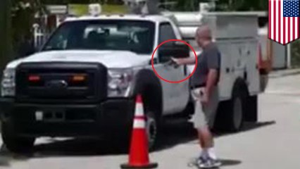 Florida Man shoots out tires of AT&T trucks outside his home