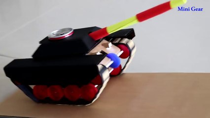 Wow! Super Tank Out of Paper with 9v Battery