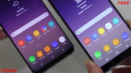 FAKE vs REAL Samsung Galaxy S8 - 1:1 Clone - Buyers BEWARE!