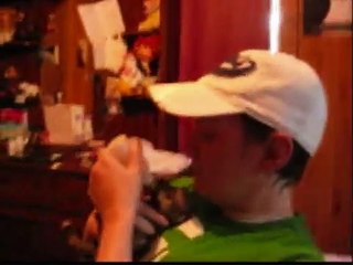 Sara's cute pups that we bottle fed