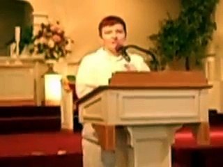 Taylor Delivering Eulogy at Mae Paparatto's Funeral