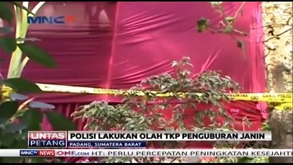 Polisi Lakukan Olah TKP Penguburan Janin