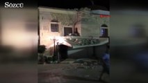 Kos'ta deprem sonrası görüntüler