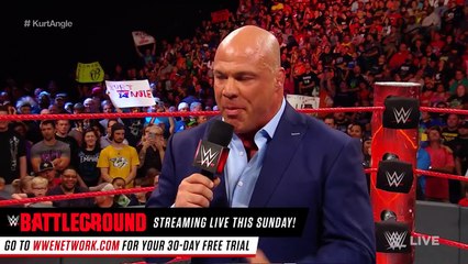 Kurt Angle reveals Jason Jordan is his long-lost son: Raw, July 17, 2017