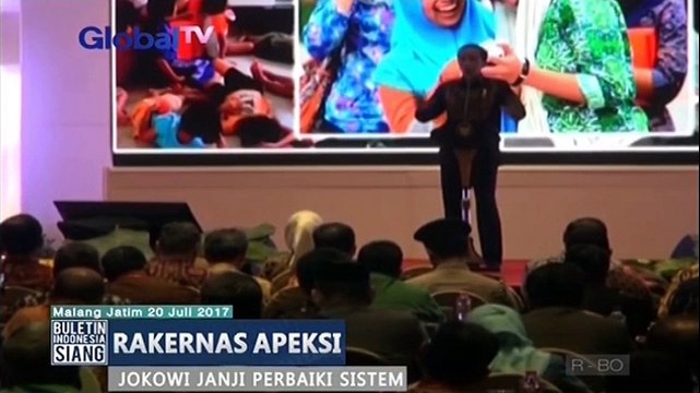 Presiden Jokowi Tutup Rakernas Apeksi