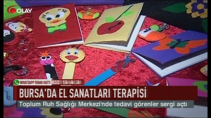 Bursa'da el sanatlar terapisi (Haber 20 07 2017)