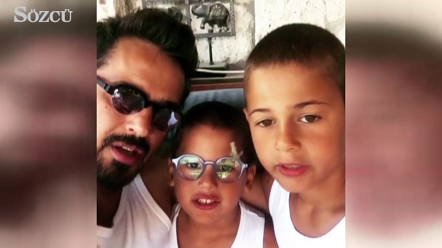 Emre Altuğ ve oğullarından geçmiş olsun paylaşımı