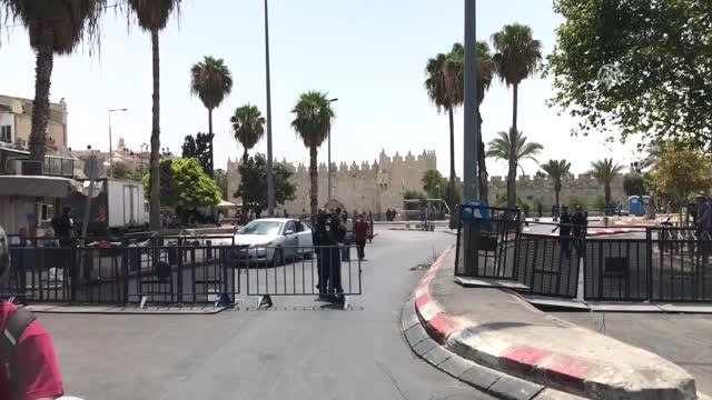 Israil, Mescid-i Aksa Çevresinde Yoğun Güvenlik Önlemleri Aldı (2)