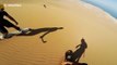 Daredevils go sandboarding across giant dunes in Chile