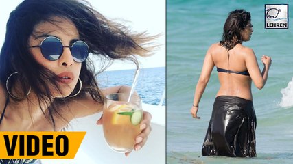 Priyanka Chopra Takes A Dive In Bikini