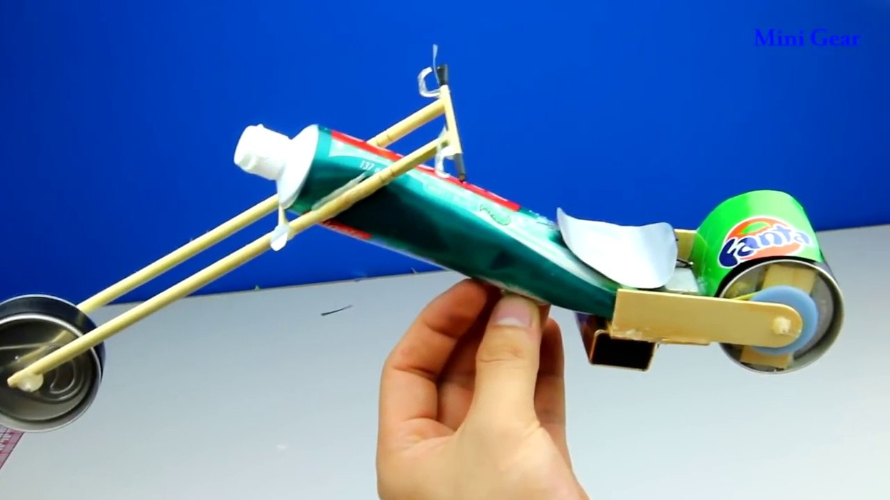 Wow! Incredible Toothpaste Motorcycle - How to Make an Electric Motorcycle Battery