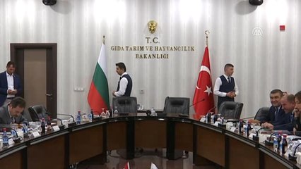 Tarım Bakanı Fakıbaba, Bulgar Mevkidaşı Porodzanov'u Kabul Etti