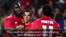 Lukaku and Lindelof have an understanding with the players - Mourinho