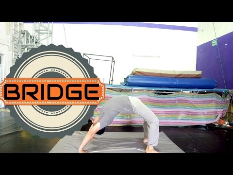 Back to circus training after 4 years, basic acrobatics back bridge March 2017
