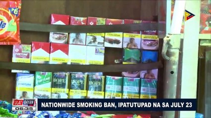 Nationwide Smoking Ban, ipatutupad na sa July 23