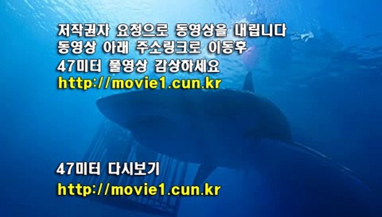 영화 47미터 다시보기 다운 토렌트 full 고화질