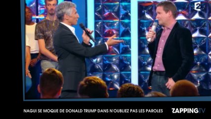 Zap TV : Nagui insulte Donald Trump, la gueule de bois de Roger Federer après Wimbledon (vidéo)