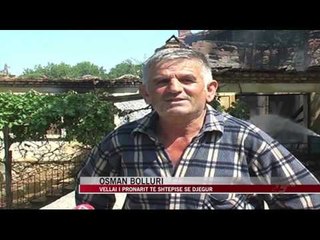 Flakët shkrumbojnë dy shtëpi - News, Lajme - Vizion Plus
