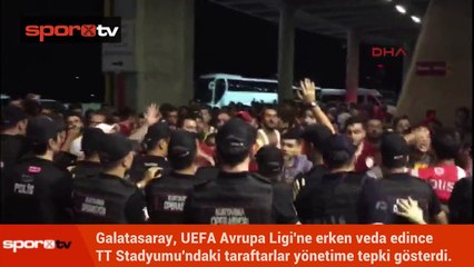 Galatasaray taraftarından yönetime büyük tepki!