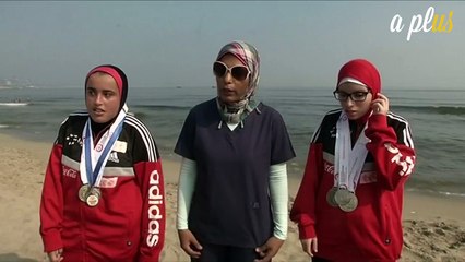 Egypt's Special Olympians Train For Snowshoeing On Sand