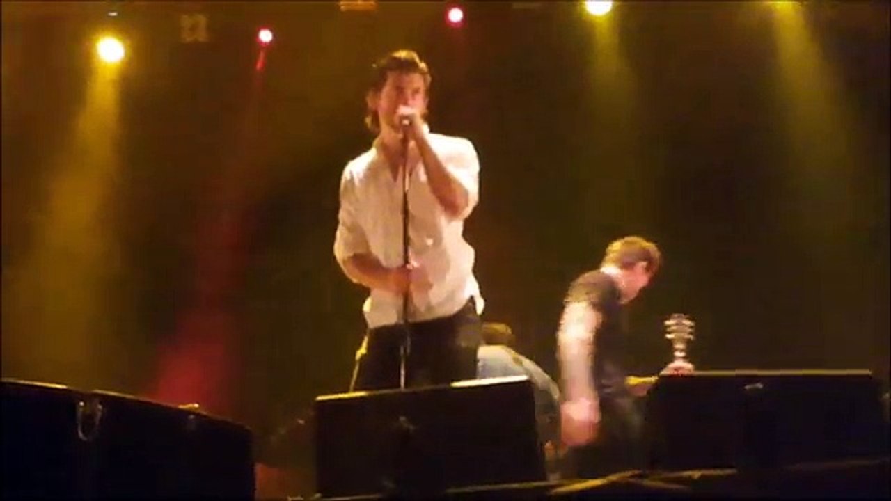 Alex Turner Gets Hit By a Cheese Burger And A Bra 2016 ( Rockwave Festival Greece )
