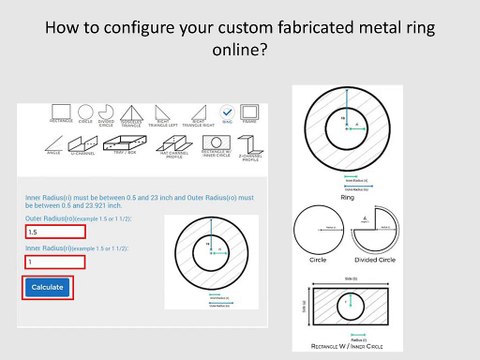 How to configure your custom fabricated metal Shapes onlne