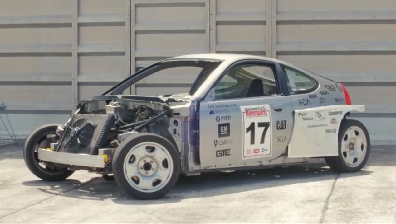 Subaru SVX Swapped Honda Insight Review! - The Scariest Honda Insight Ever That Dude in Blue