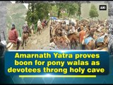 Amarnath Yatra proves boon for pony walas as devotees throng holy cave