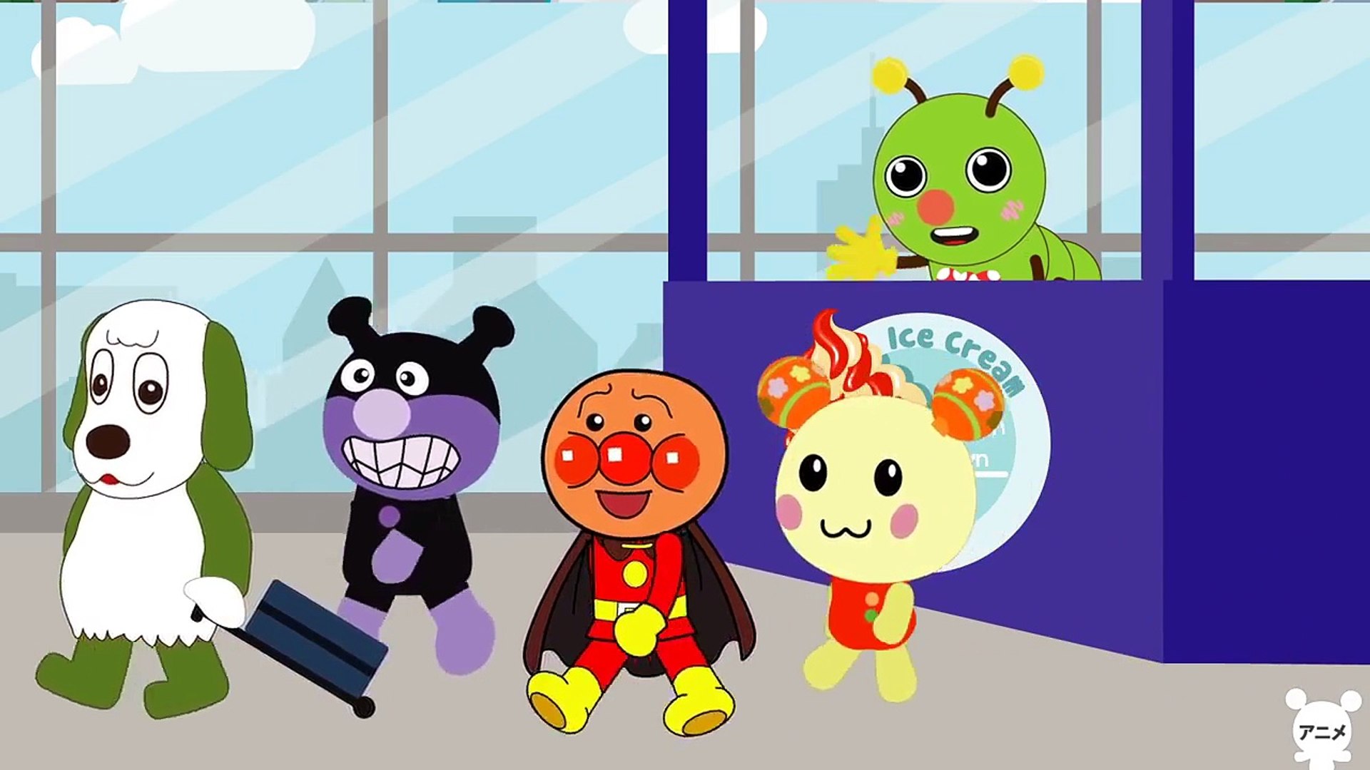 Japan Kid アンパンマン アニメ エアポート うーたん わんわん バイキンマン むしむしくん 子供向けアニメ Surprise Kids Animation Video Dailymotion