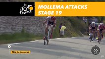 Mollema attaque / attacks  - Étape 19 / Stage 19 - Tour de France 2017