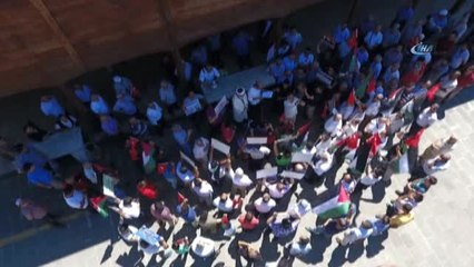 Mescid-i Aksa'nın İbadete Kapatılması Protesto Edildi