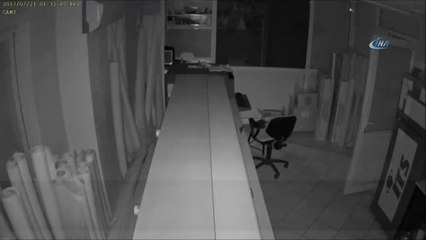 Milas'ta Deprem Anı İş Yeri Kameralarına Yansıdı