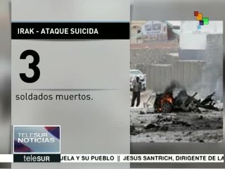 Irak: mueren tres soldados en un atentado suicida al oeste de Mosul