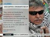 Dirigente de las FARC levanta huelga de hambre tras 25 días