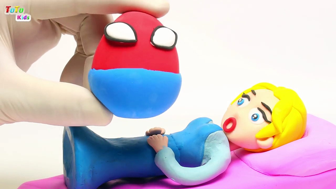 Play Foam Disney Princess Frozen Elsa Surprise Eggs Learn Colors Finger Family Song(2)