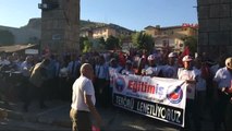 Tunceli CHP'lilerin Terörü Protesto Yürüyüşü ve Necmettin Öğretmeni Anma Yürüyüşü Başladı 2-