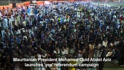 Mauritania referendum campaign starts under opposition boycott