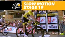 L'arrivée de Froome au ralenti / Froome's finish in slow motion - Étape 19 / Stage 19 - Tour de France 2017