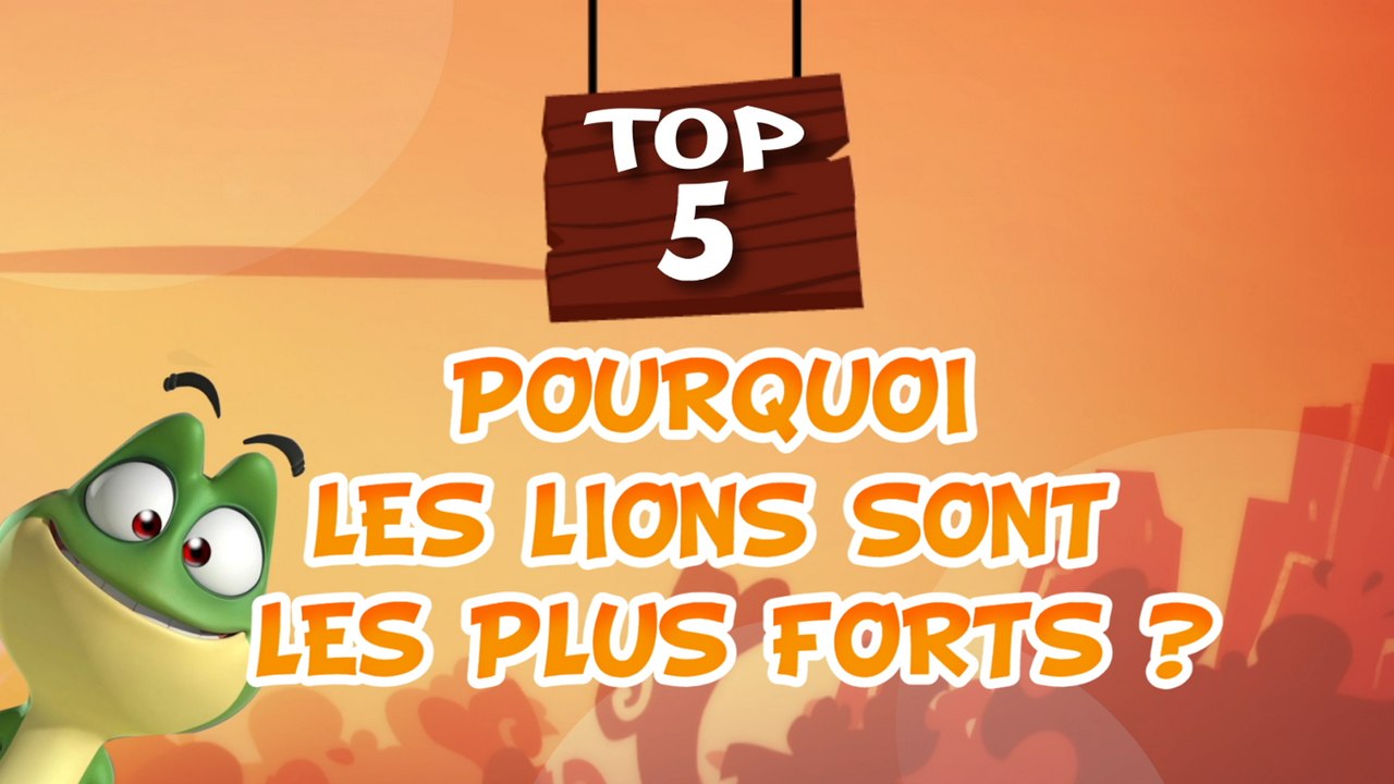 TOP 5 Pourquoi les lions sont les plus forts avec Kaeloo (dessin animé TéléTOON+)