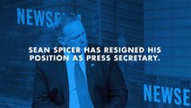 Sean Spicer resigns as press secretary