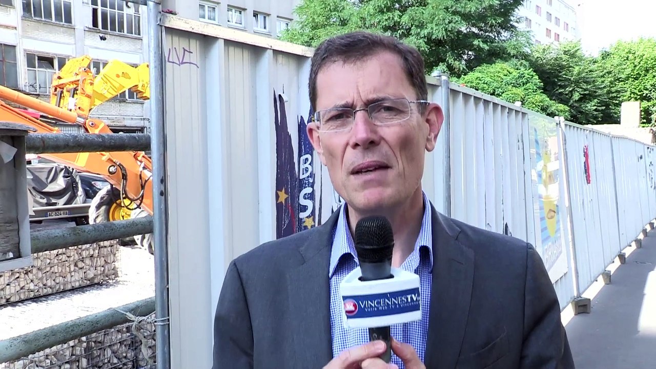 Évacuation de la cité industrielle de la rue de la Jarry à Vincennes, rencontre avec le Maire de Vincennes Laurent Lafon.